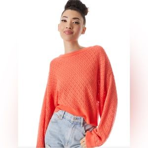 Alice + Olivia ANGELINE EASY CROP PULLOVER
